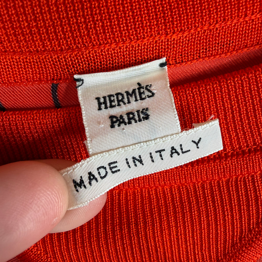 Hermes Red Constellations Sweater