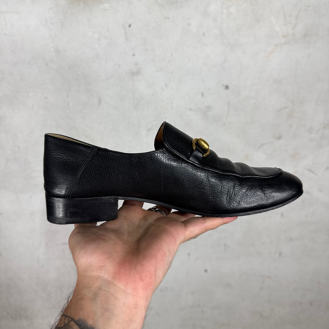 Gucci Heeled Horsebit Loafer