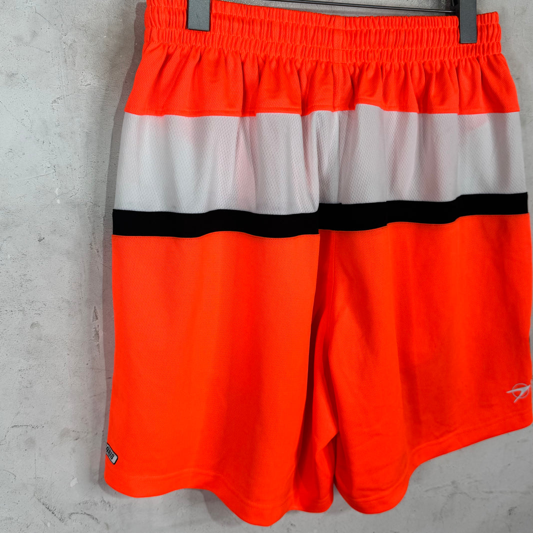 Balenciaga Orange Hockey Shorts