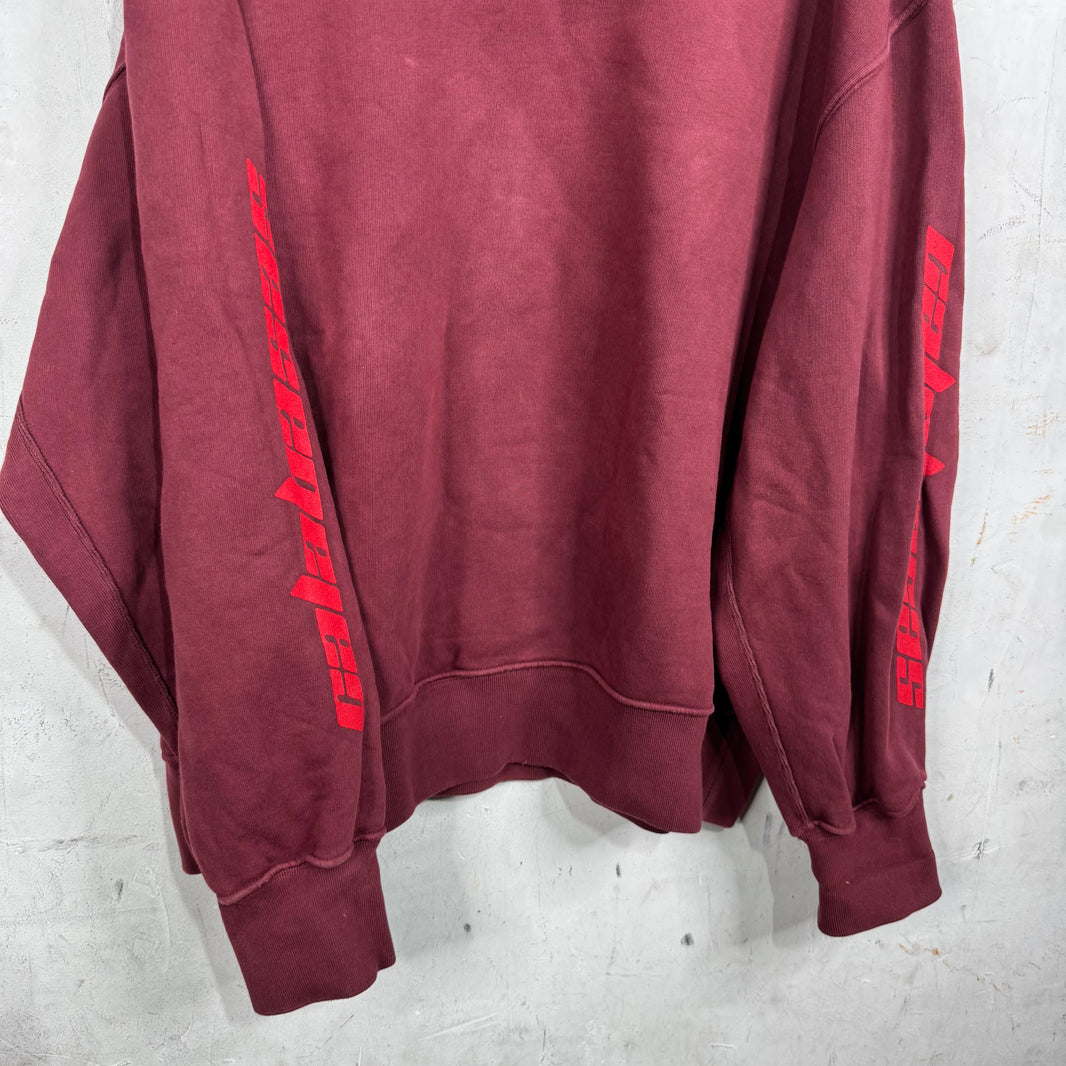 Yeezy Red Calabasas Crewneck