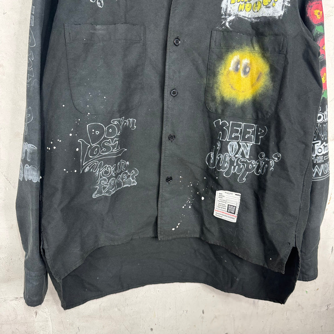 Maison Mihara Yasuhiro Printed Overshirt