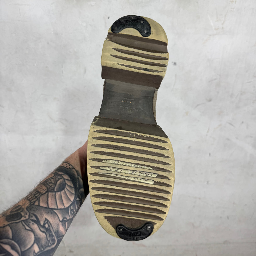 Rick Owens Suede Bogun Heel Boots