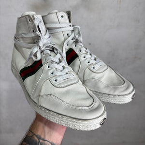 Gucci High Top Stretch Sneakers