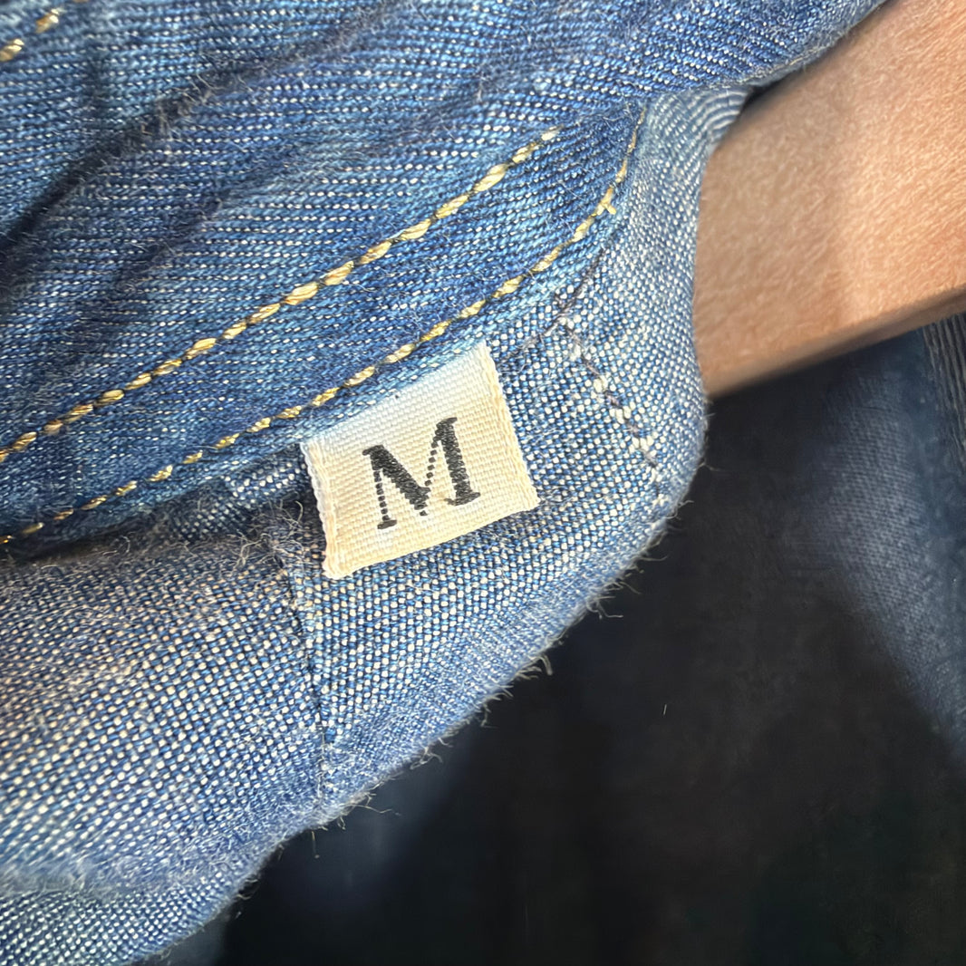 Versace Vintage Denim Button Up Shirt