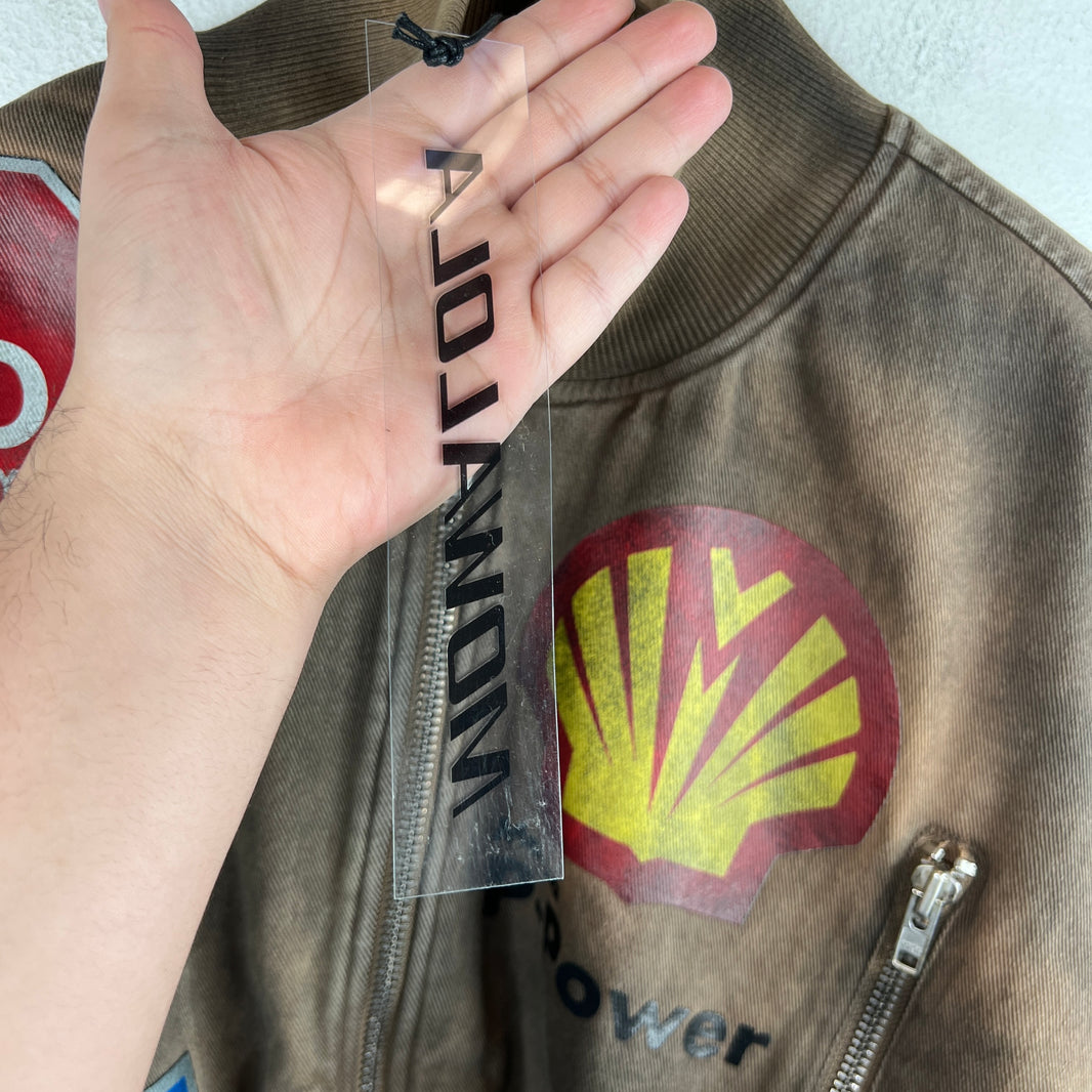 Mowalola Brown Crash Bomber Jacket