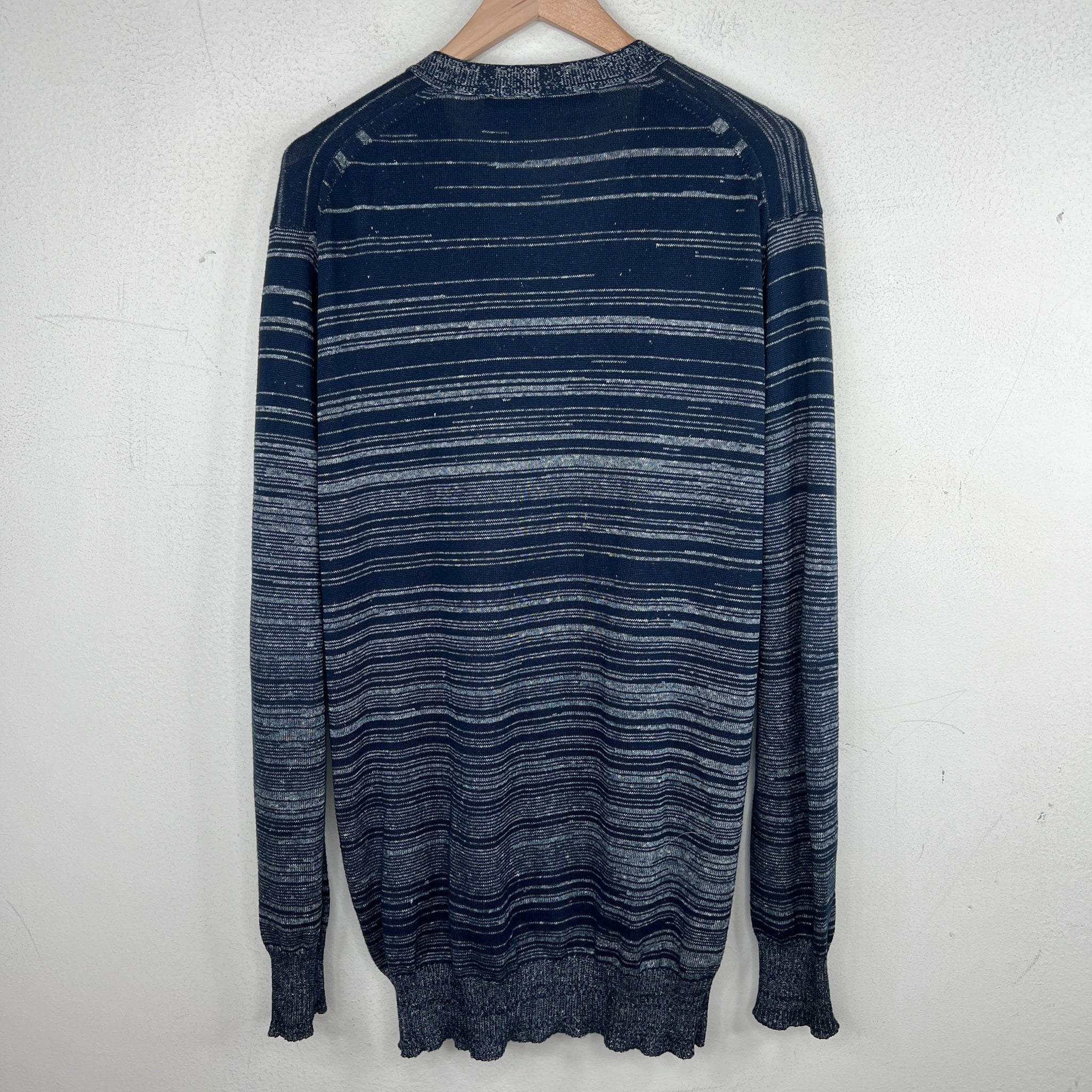 CDG Junya Watanabe Navy Striped Cardigan