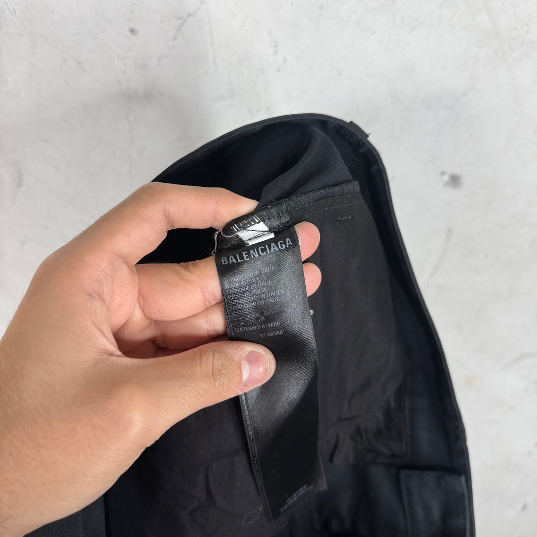 Balenciaga Lost Tape Flare Canvas Pants