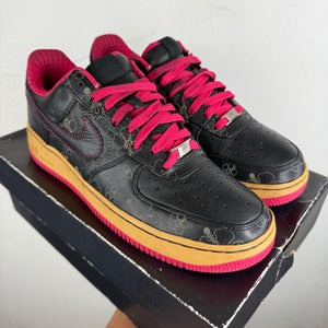 Nike Black Floral Air Force 1s