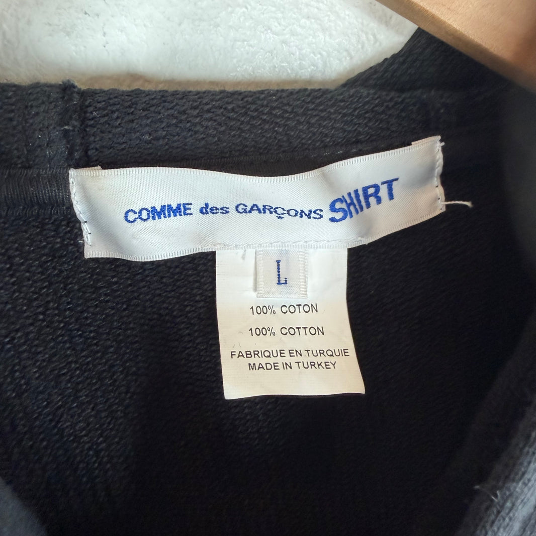 CDG Shirt Double-Sleeve Hoodie