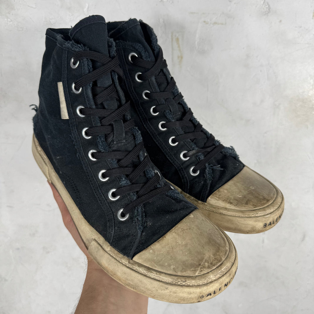 Balenciaga Distressed Paris Sneakers