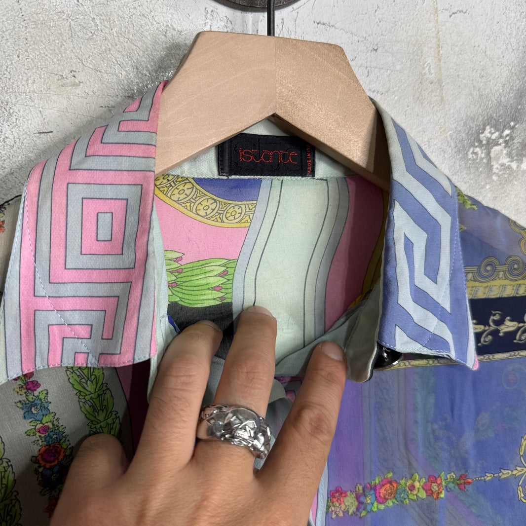 Versace Istante Silk Patterned Shirt