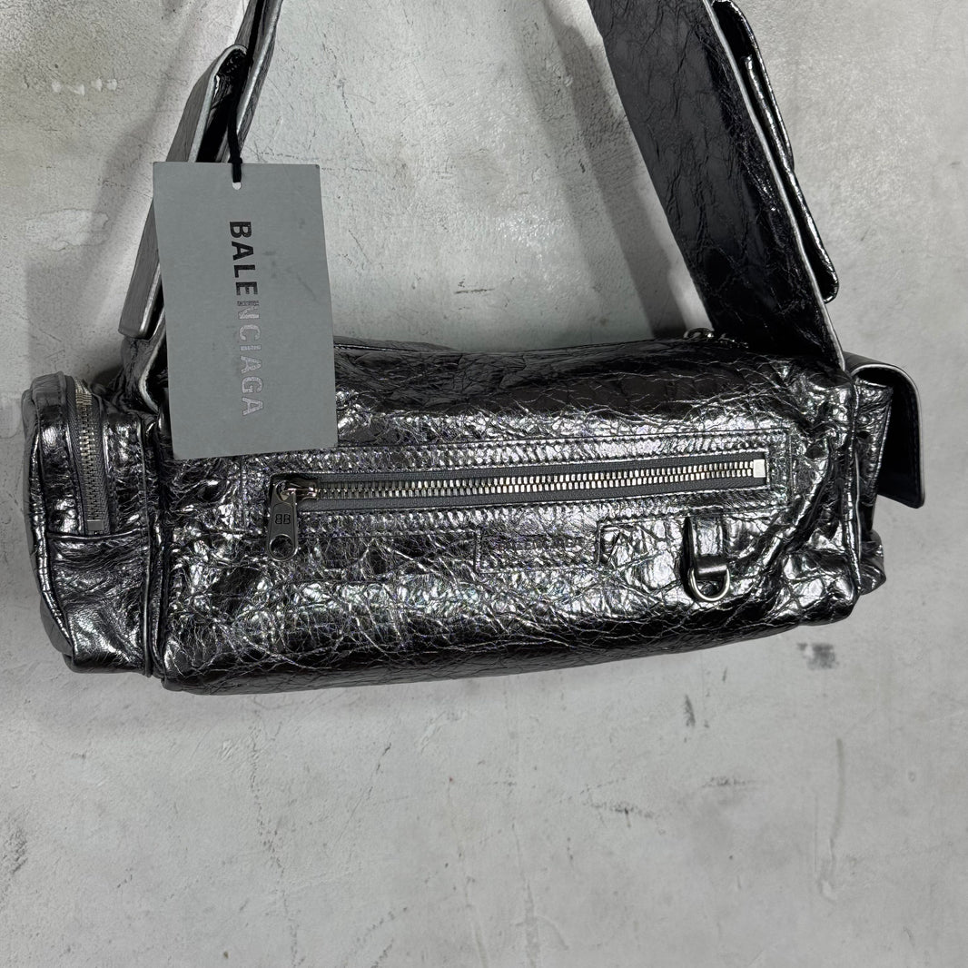 Balenciaga Gunmetal Super Busy Bag