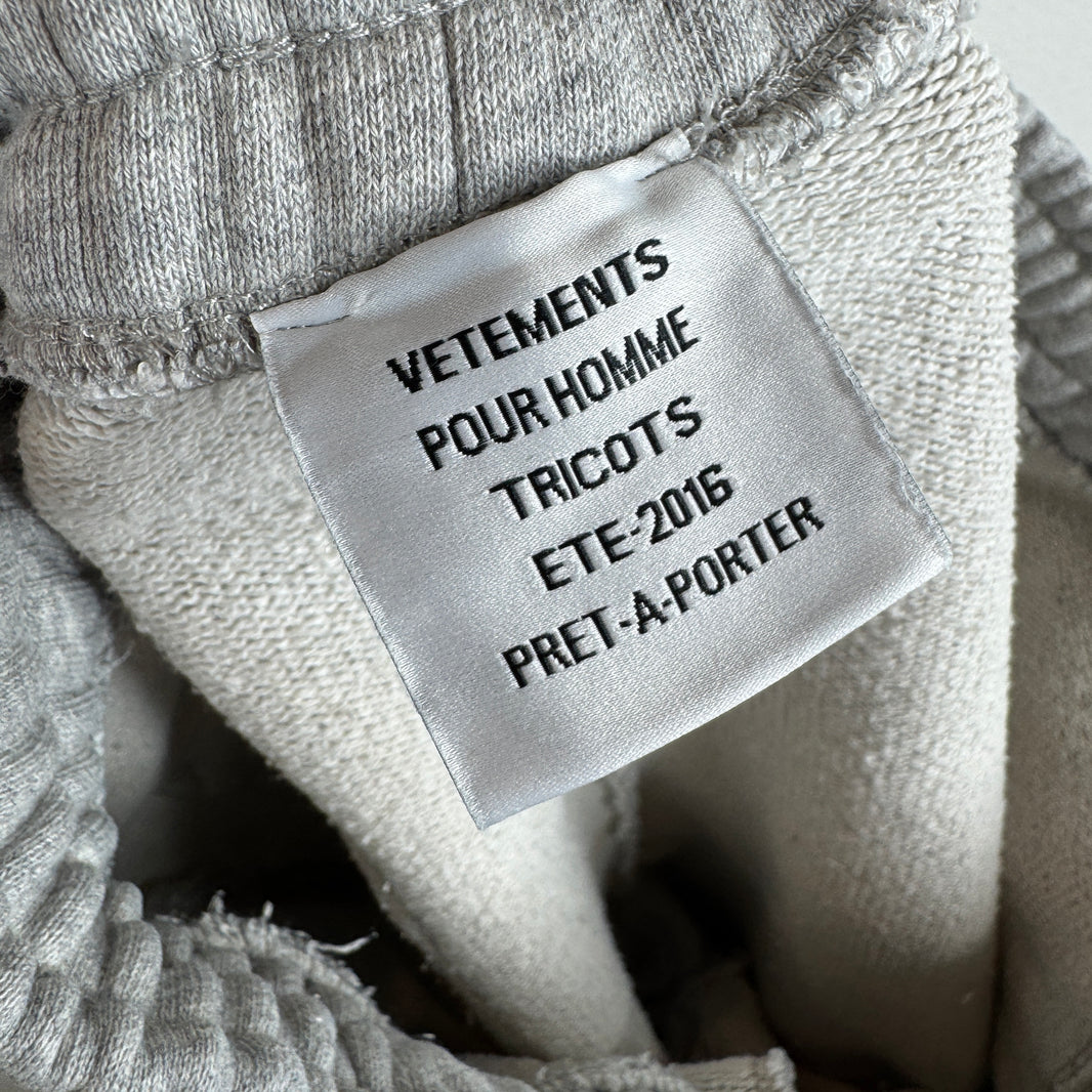 Vetements Gray Champion Logo Sweatpants