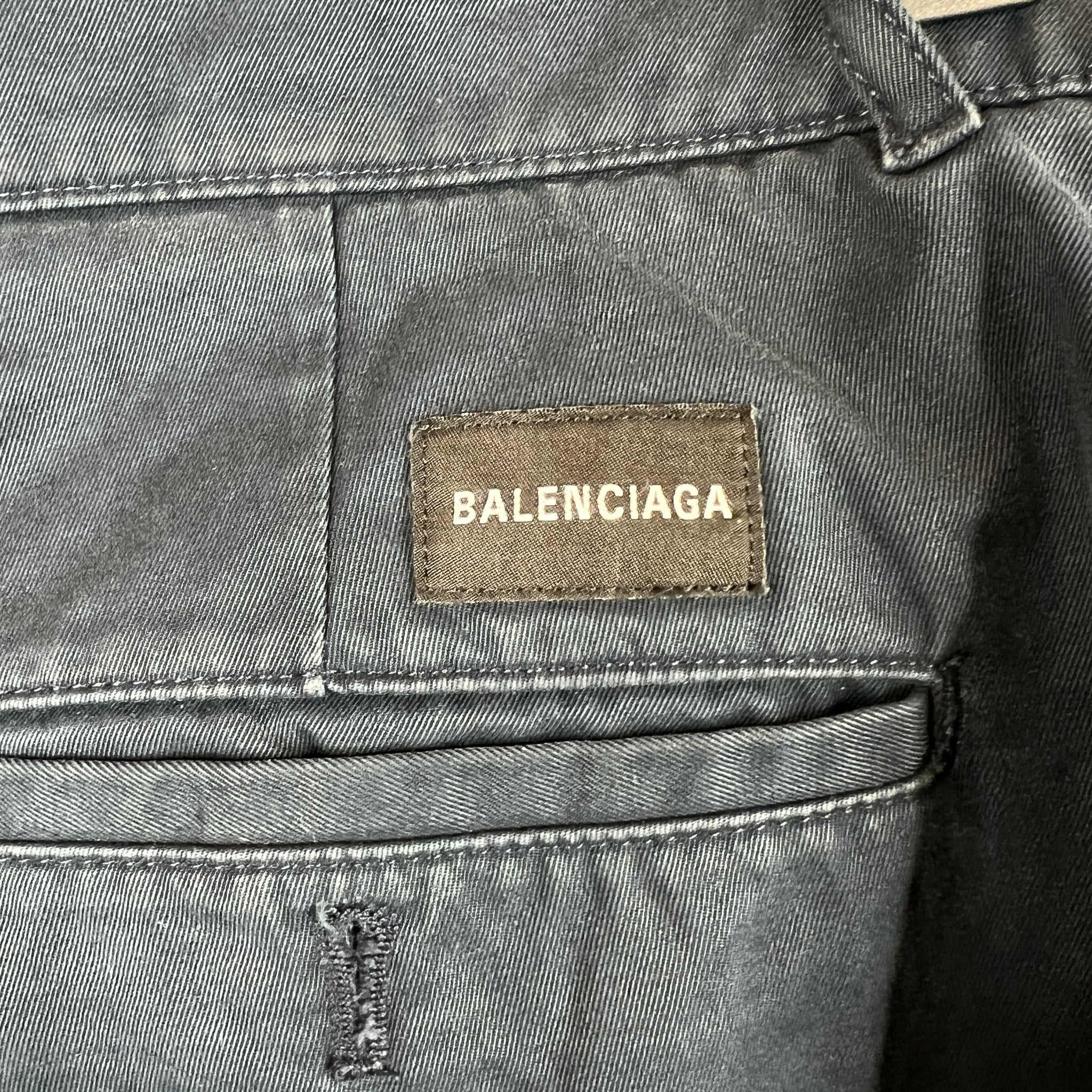 Balenciaga Blue Wide Chino Pants