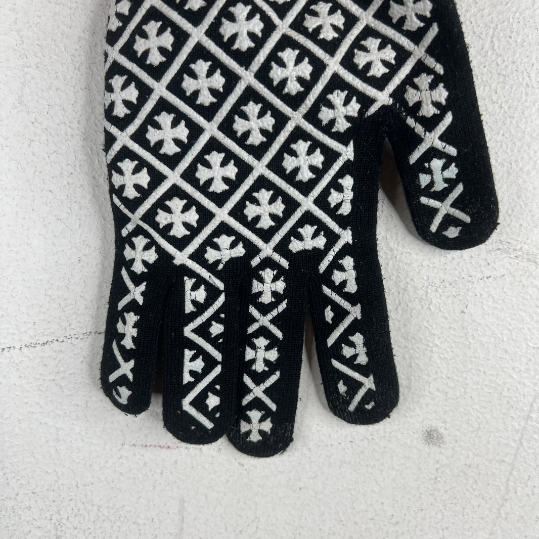 Chrome Hearts Black Work Gloves