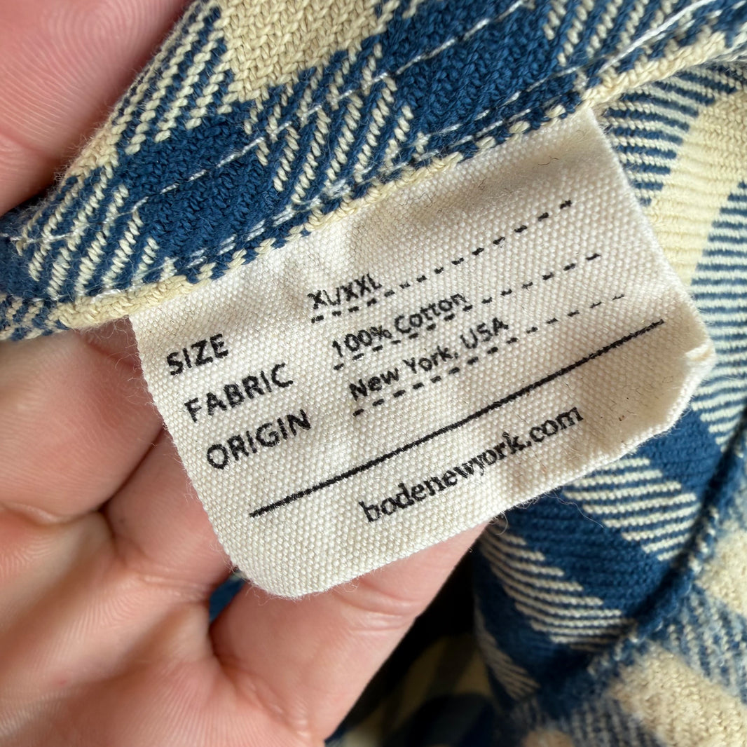 Bode Putnam Camp Collar Flannel