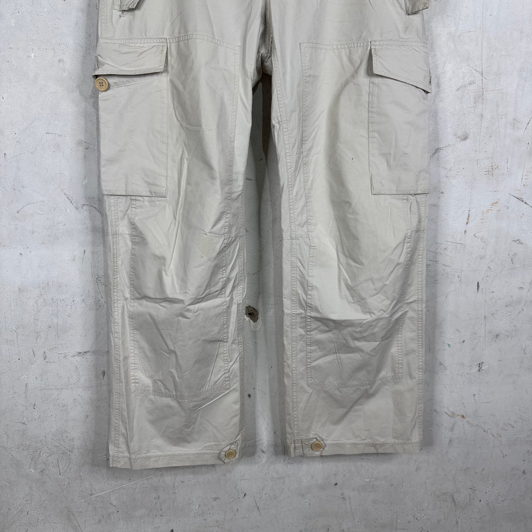 Prada Beige Low Rise Cargos