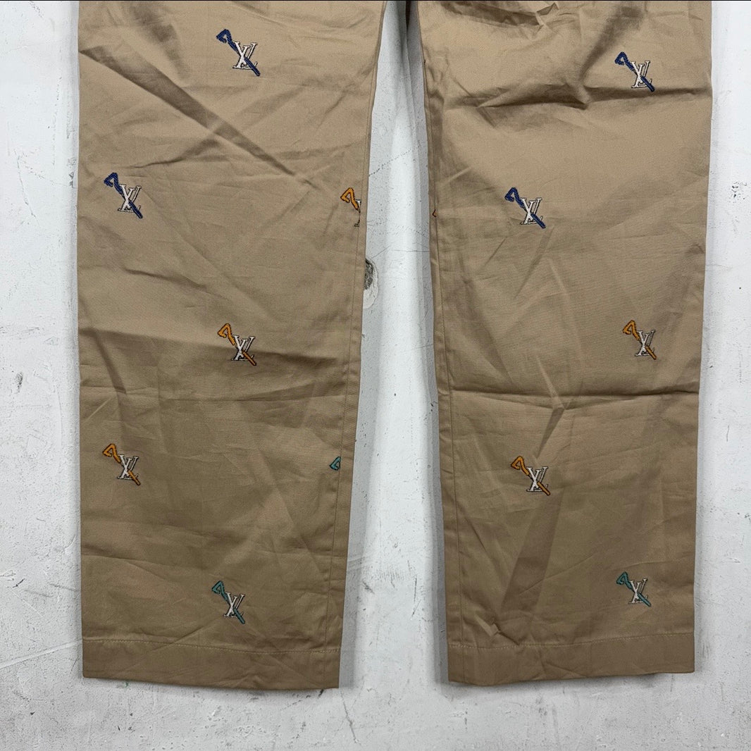 Louis Vuitton Embroidered Pin Trousers