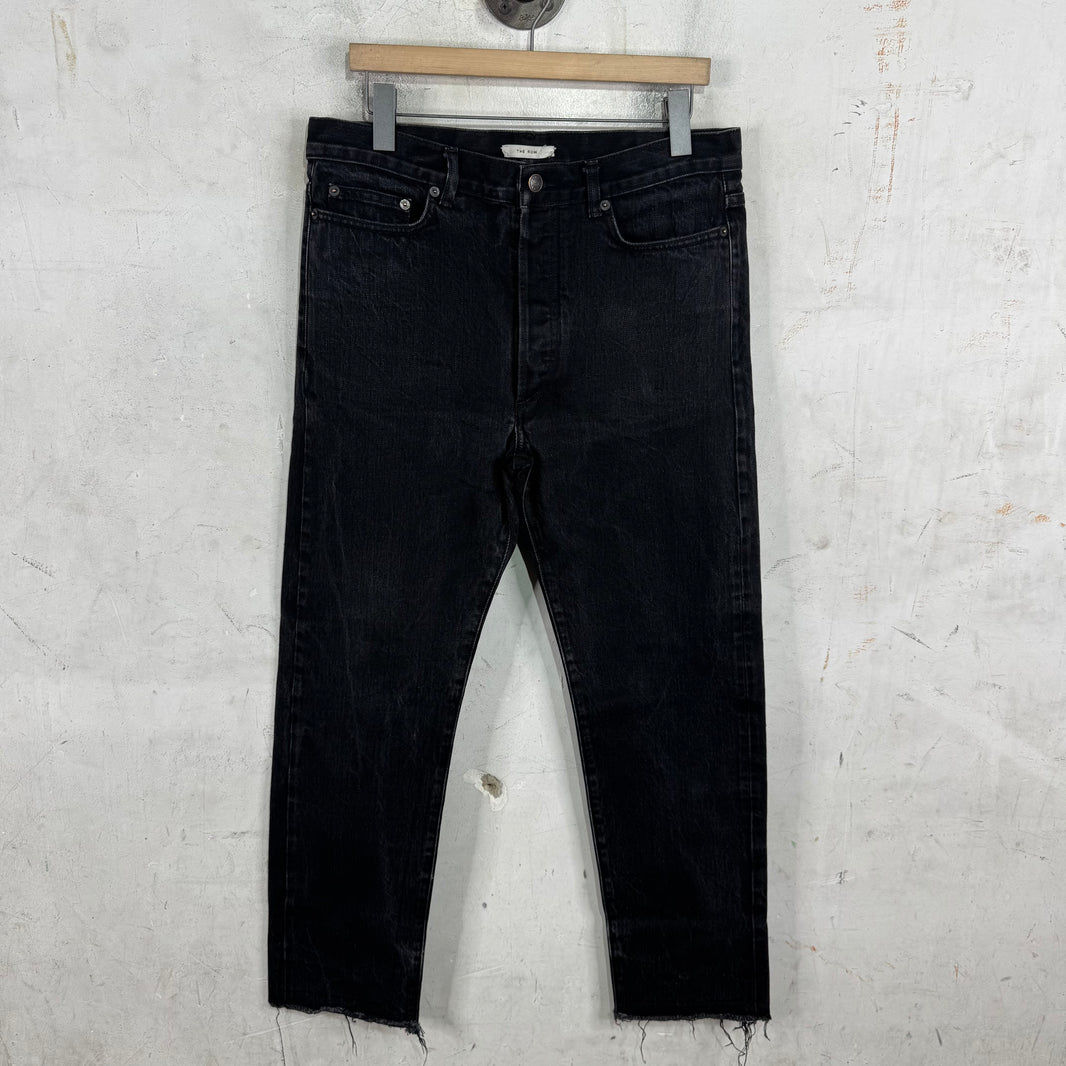 The Row Black Selvedge Jeans