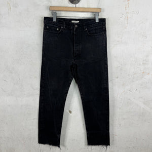 The Row Black Selvedge Jeans