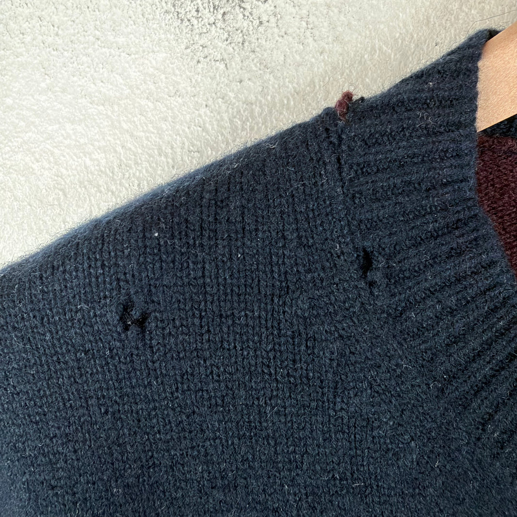 Celine Colorblock Knit Sweater