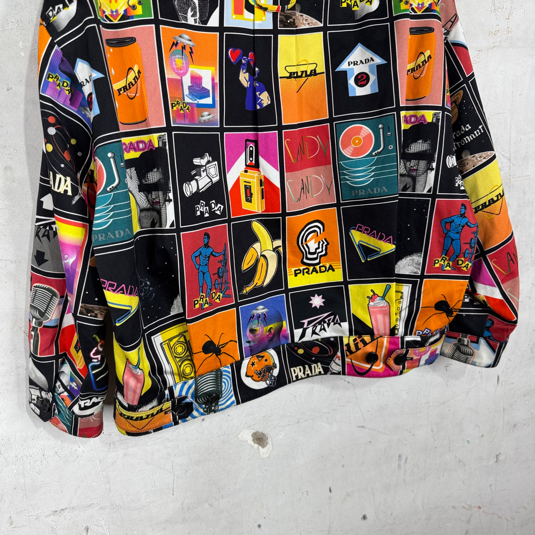 Prada Grid Comic Jacket