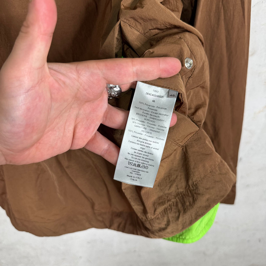 Dior Brown/Green Anorak Windbreaker