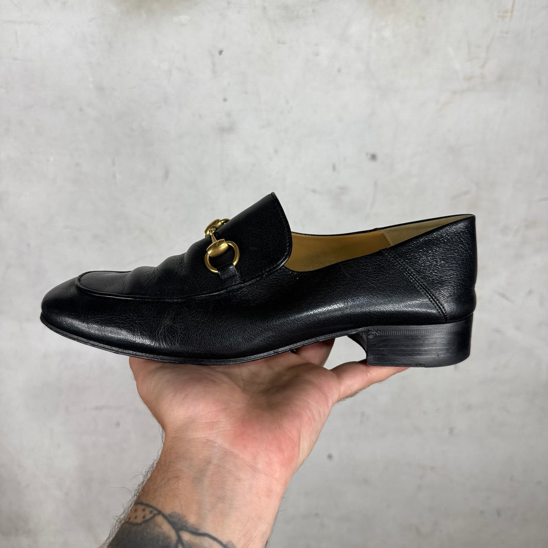 Gucci Heeled Horsebit Loafer