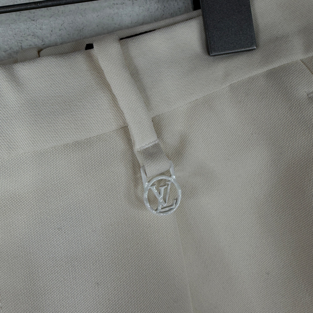 Louis Vuitton White Trouser Shorts