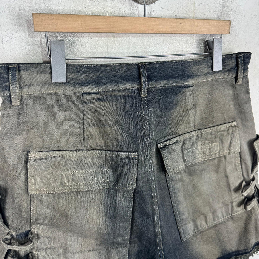 Rick Owens Degrade Wash Stefan Shorts