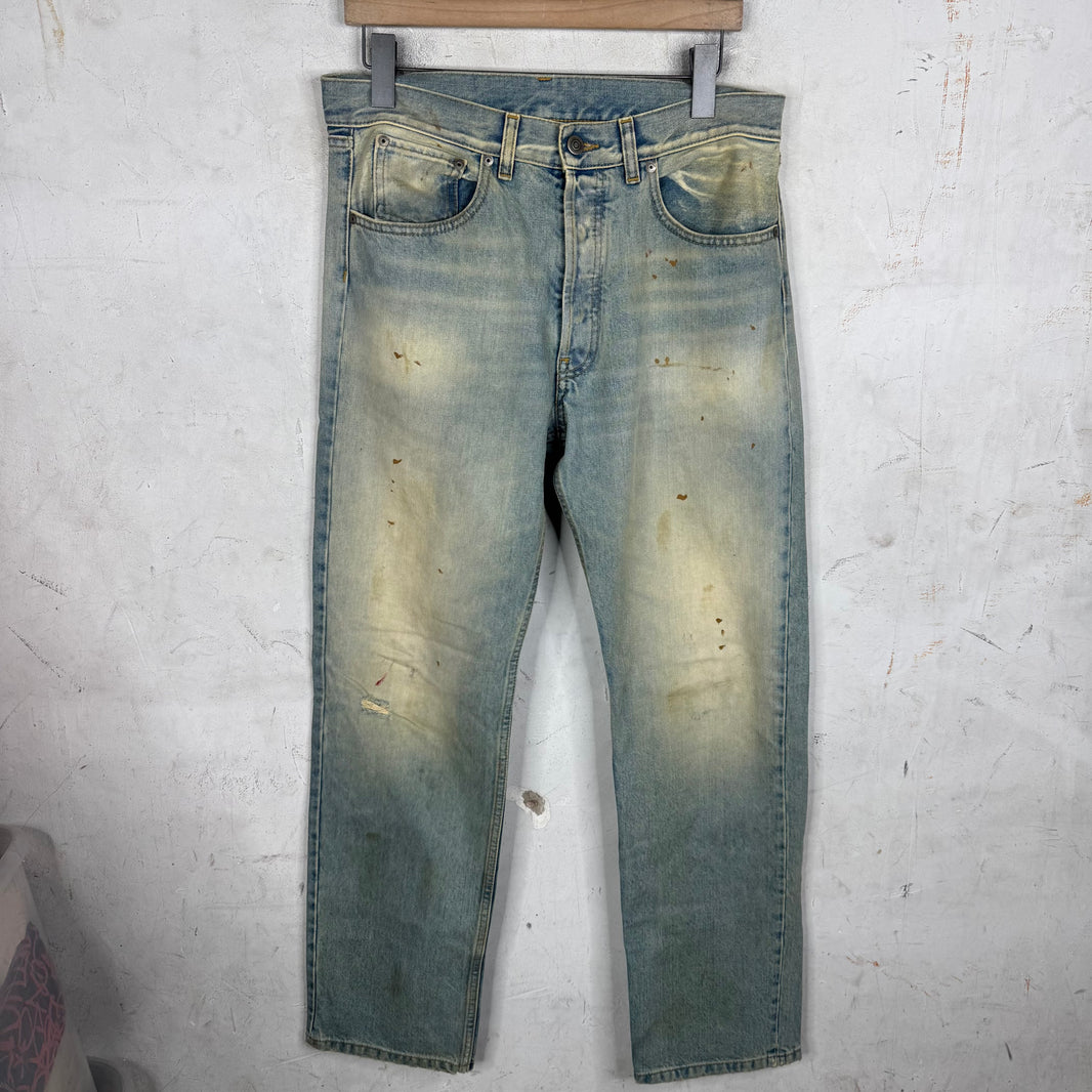 Maison Margiela Mudwash Paint Splatter Jeans