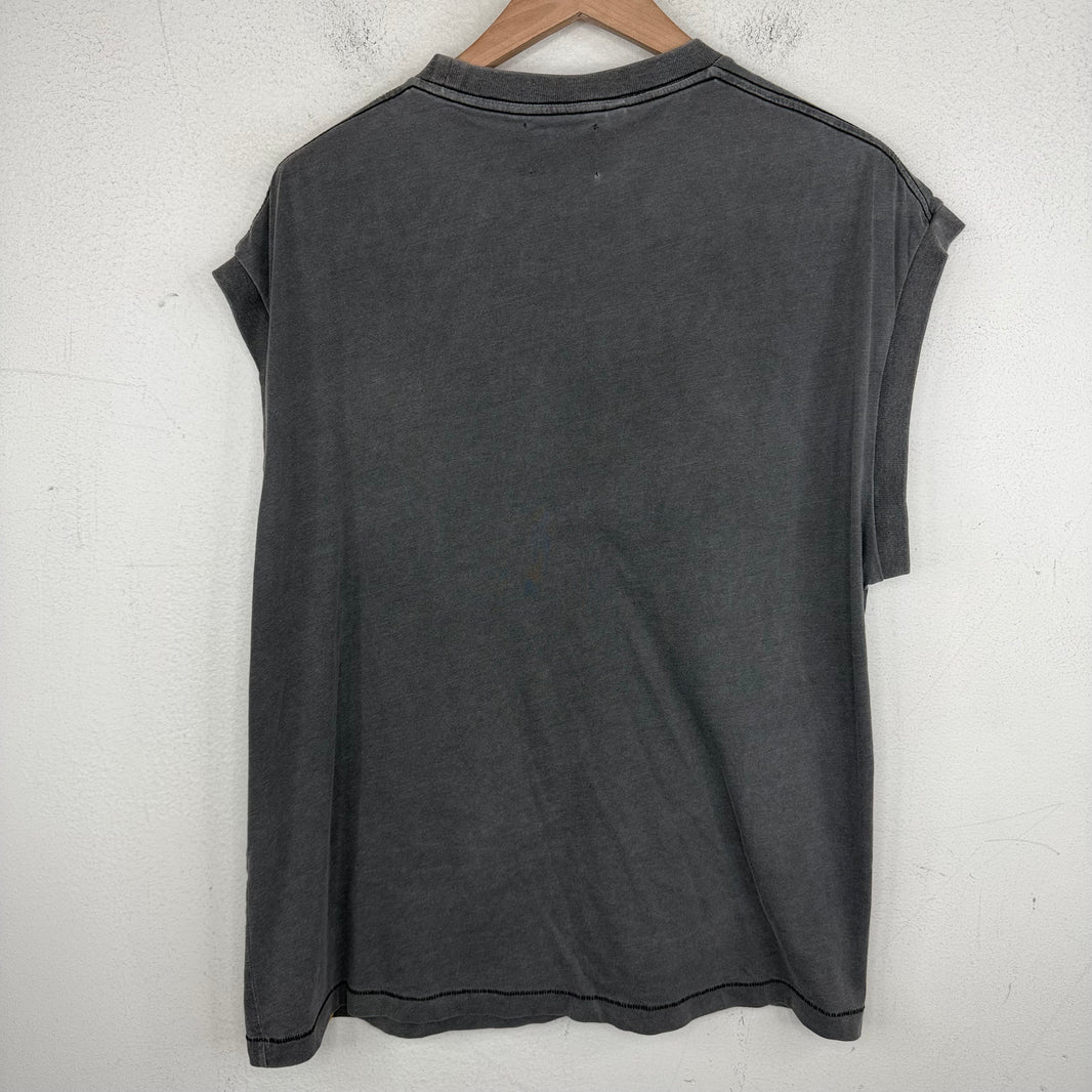 Gallery Dept Sleevless Gray Pocket Logo T-Shirt