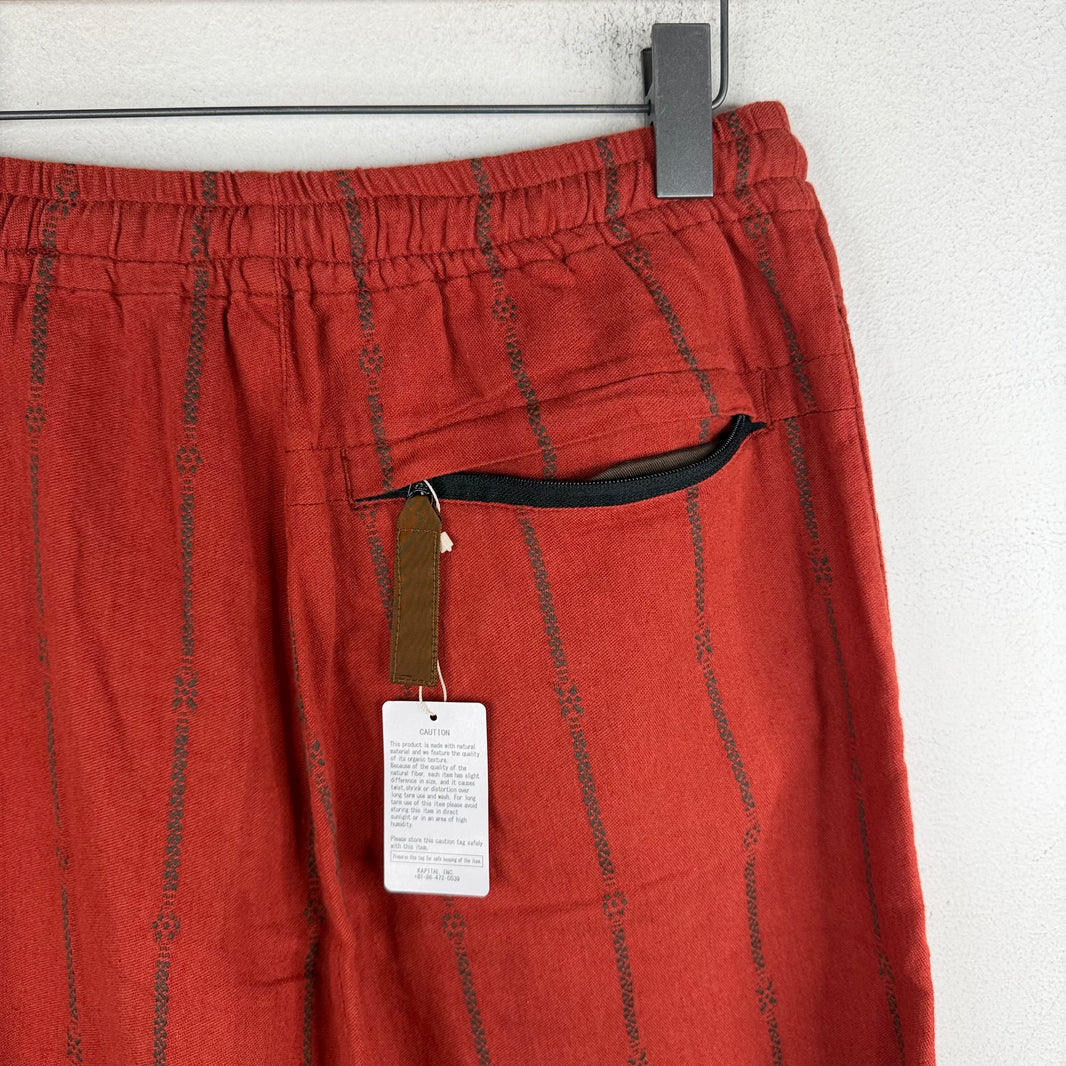 Kapital Orange Striped Easy Pants