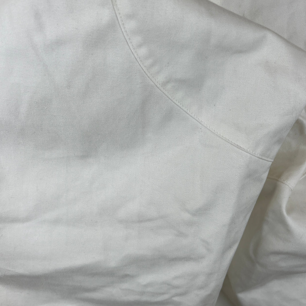 Balenciaga White Kick Knee Cargo Trousers