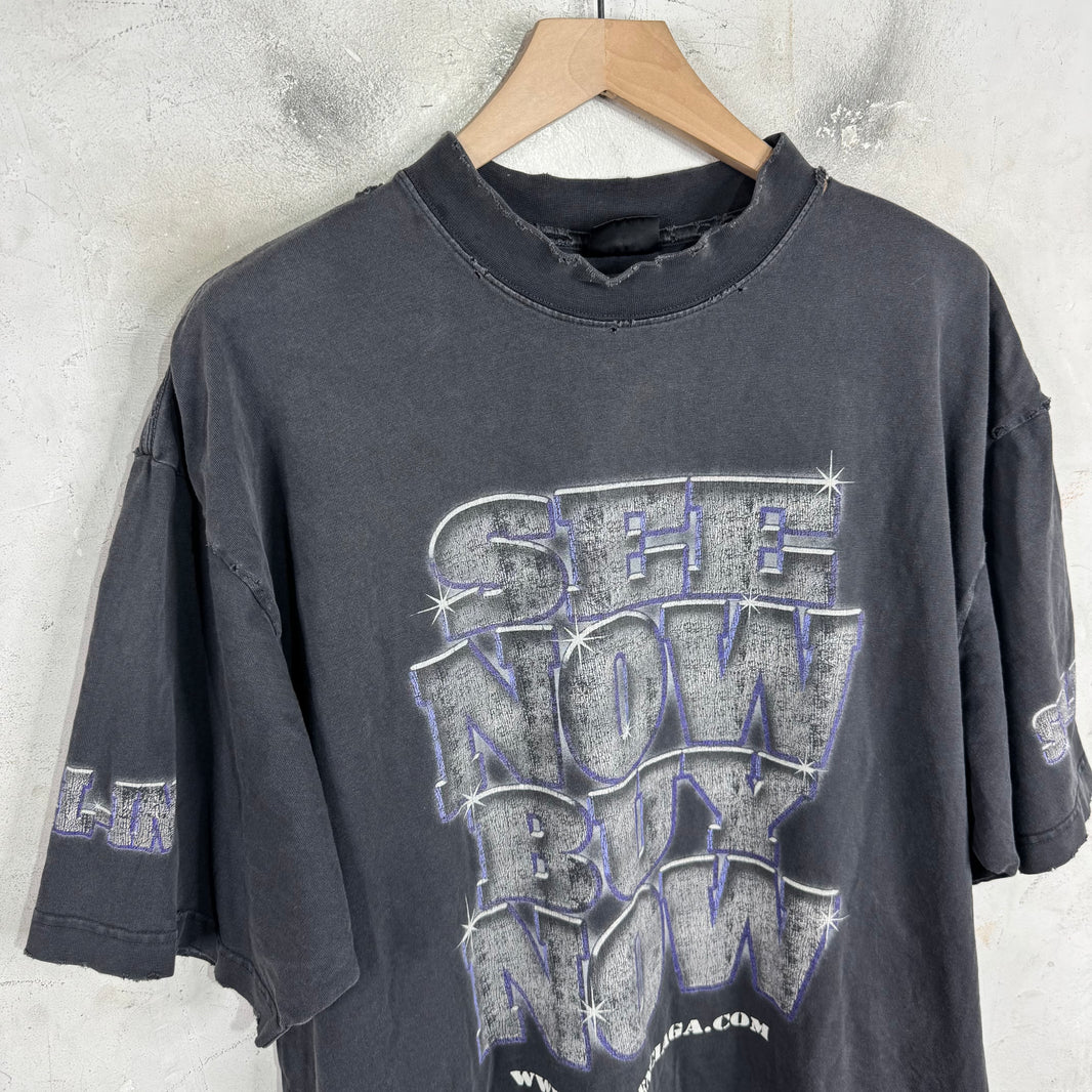 Balenciaga See Now Distressed T-Shirt