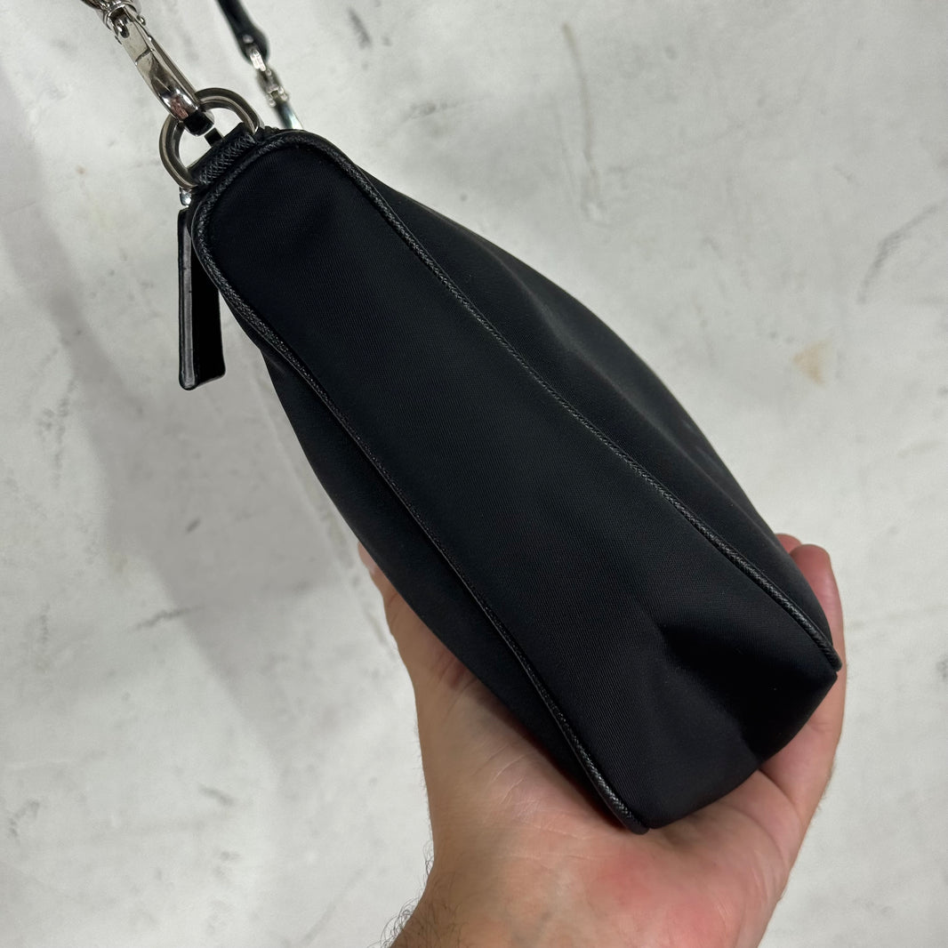 Prada Renylon Large Pocketed Messenger Bag