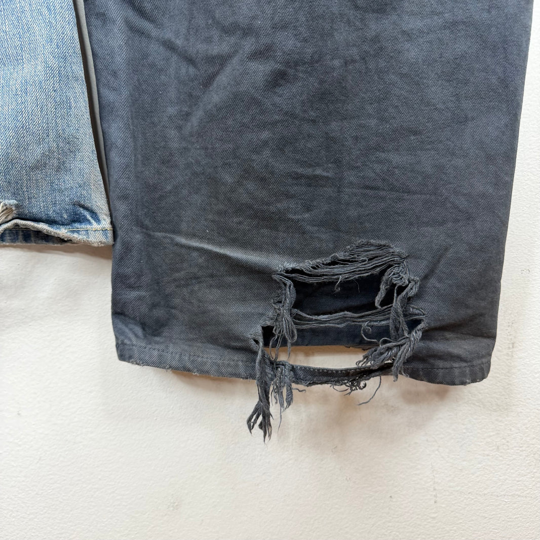Balenciaga Blue/Black 50/50 Jeans