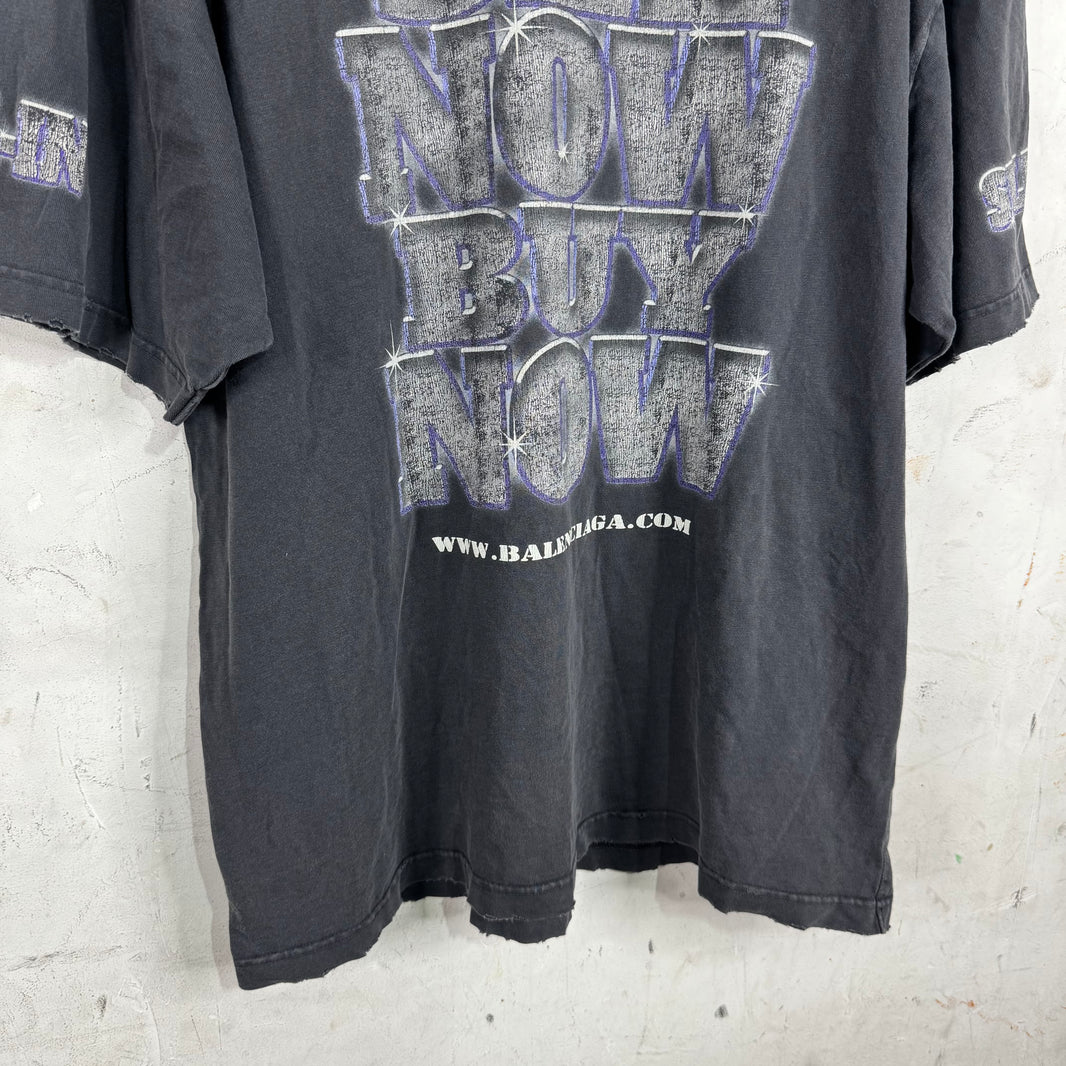 Balenciaga See Now Distressed T-Shirt