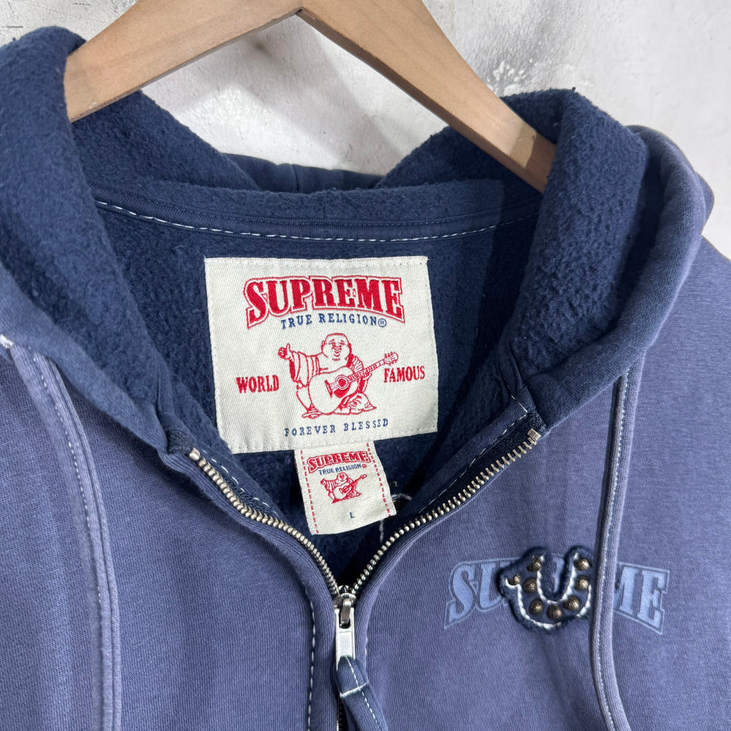 Supreme x True Religion Studded Zip Hoodie