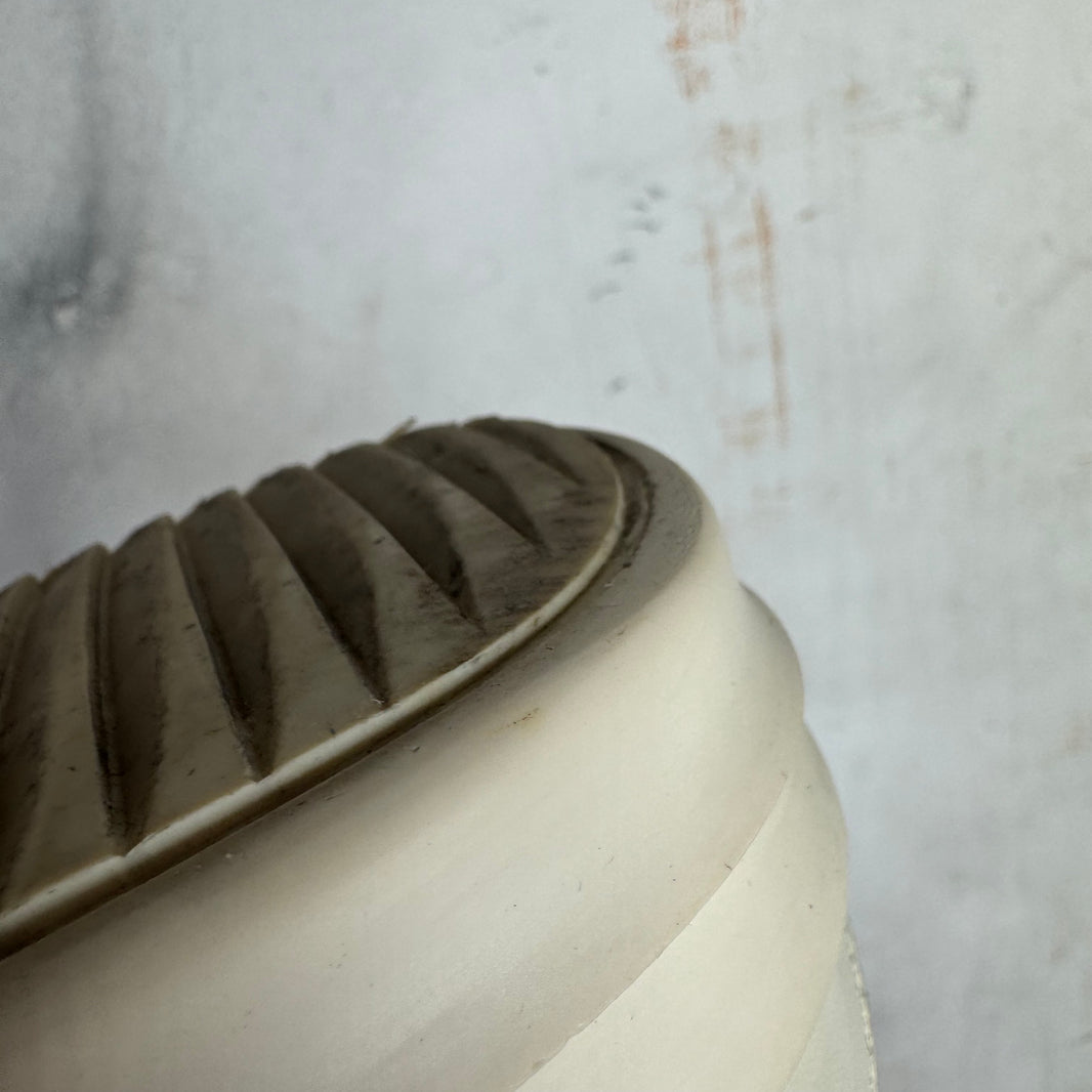 Rick Owens Gray Suede Geobaskets