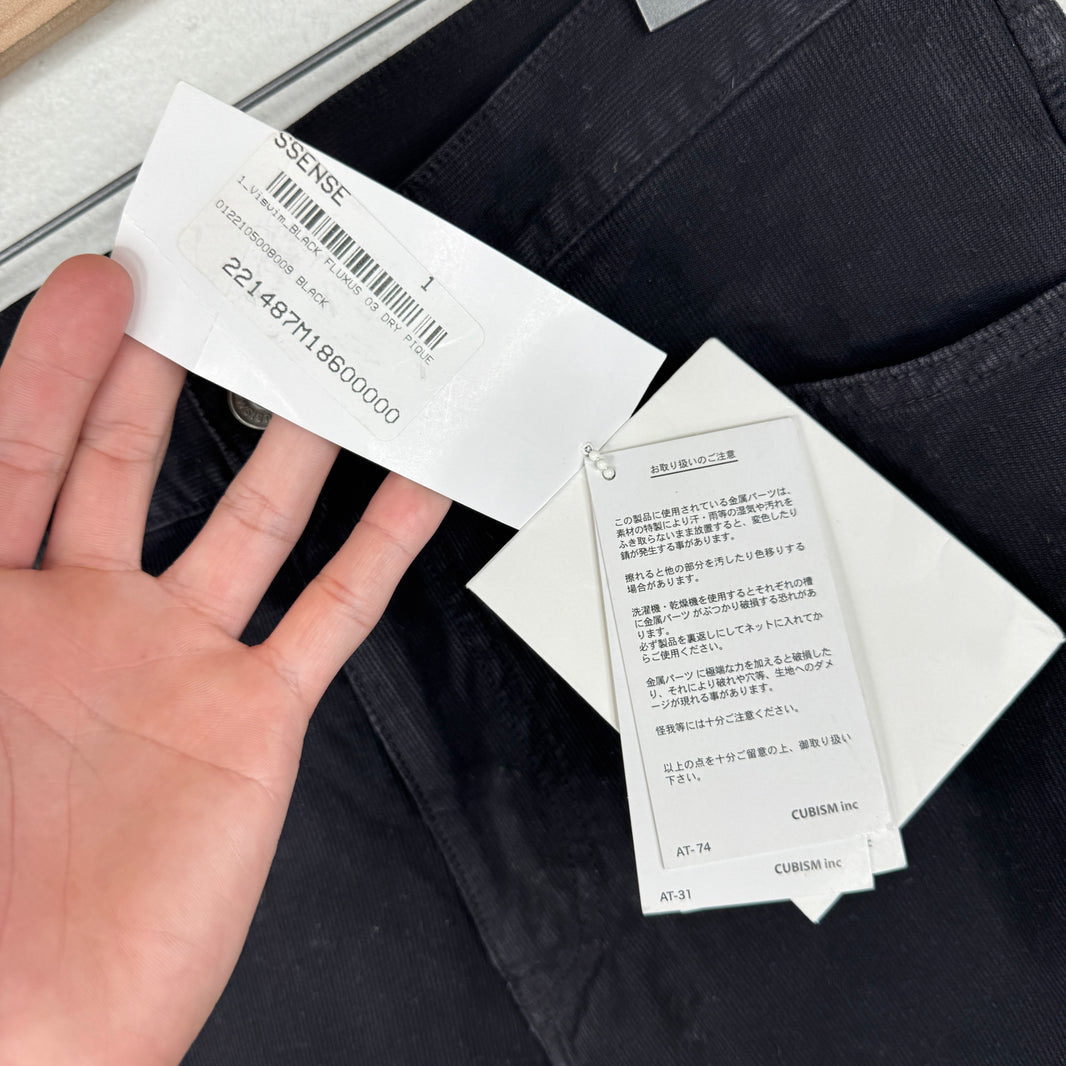 Visvim Black Fluxus Corduroy Pants