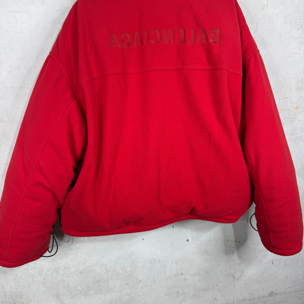 Balenciaga Reversible Puffer Fleece Jacket