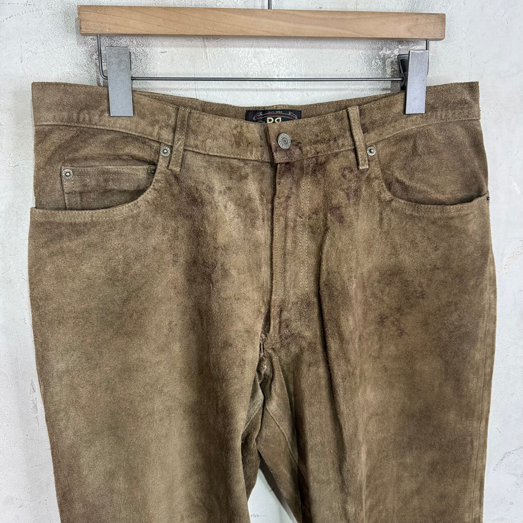 RRL Suede Western Pants