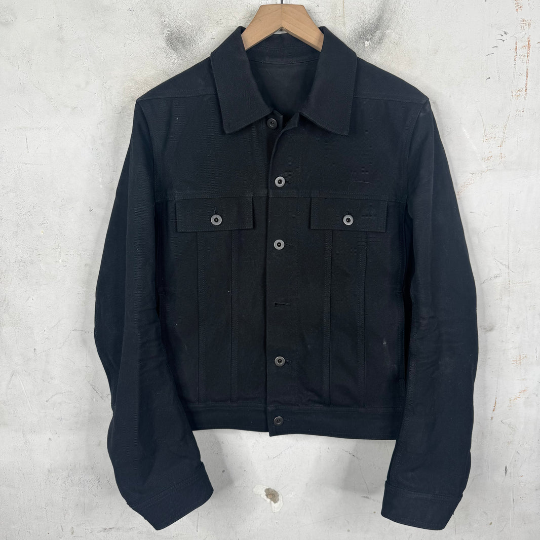 Rick Owens Bonotto Denim Trucker Jacket