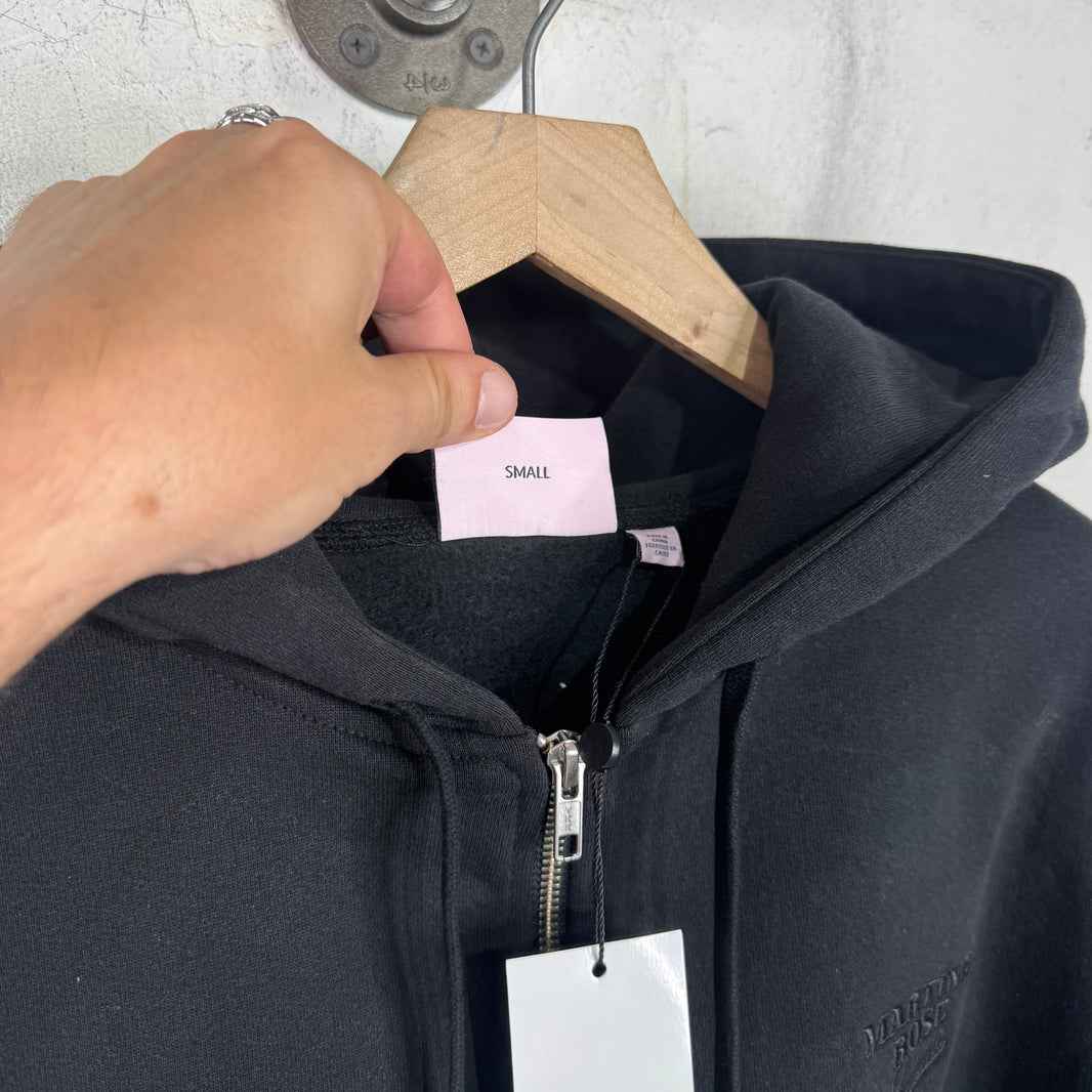 Supreme x Martine Rose Black Towel Zip Hoodie