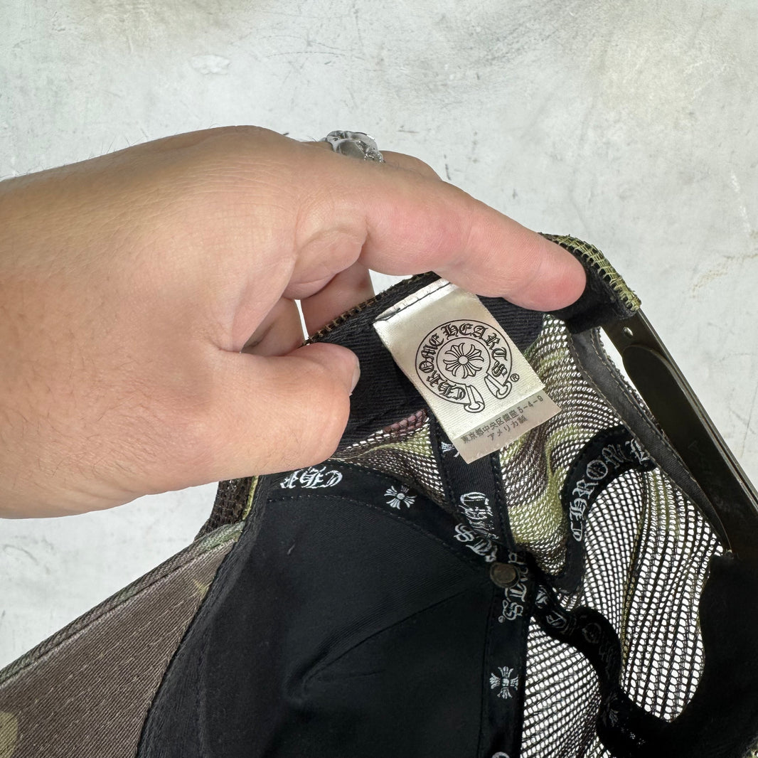 Chrome Hearts Vintage Camo Trucker Hat