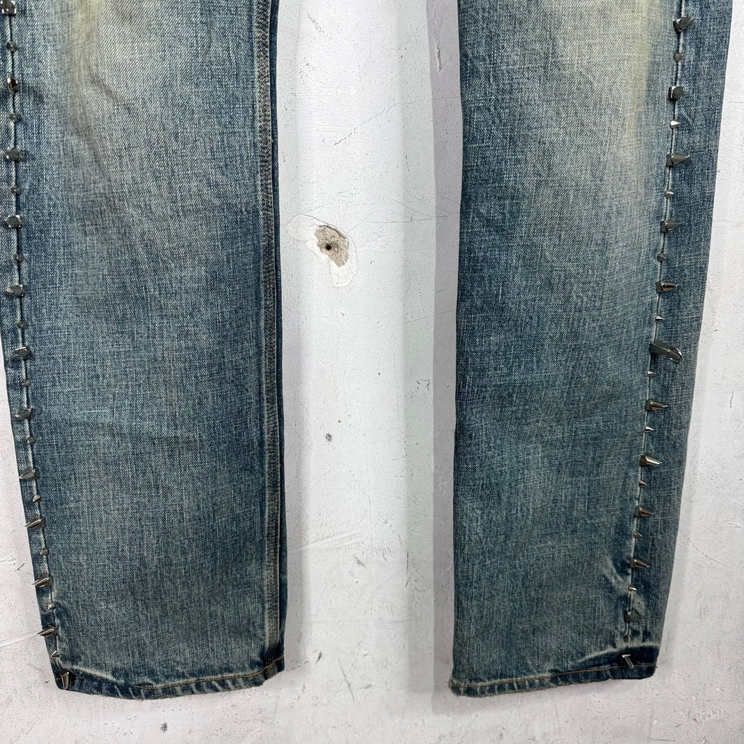 Givenchy Spiked Side Seam Jeans