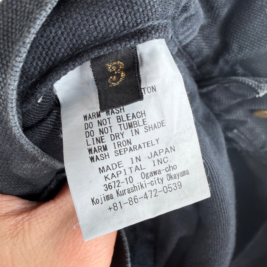 Kapital Black Cargo Jeans