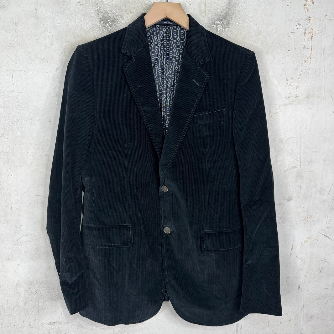 Gucci Corduroy Silk Lined Blazer