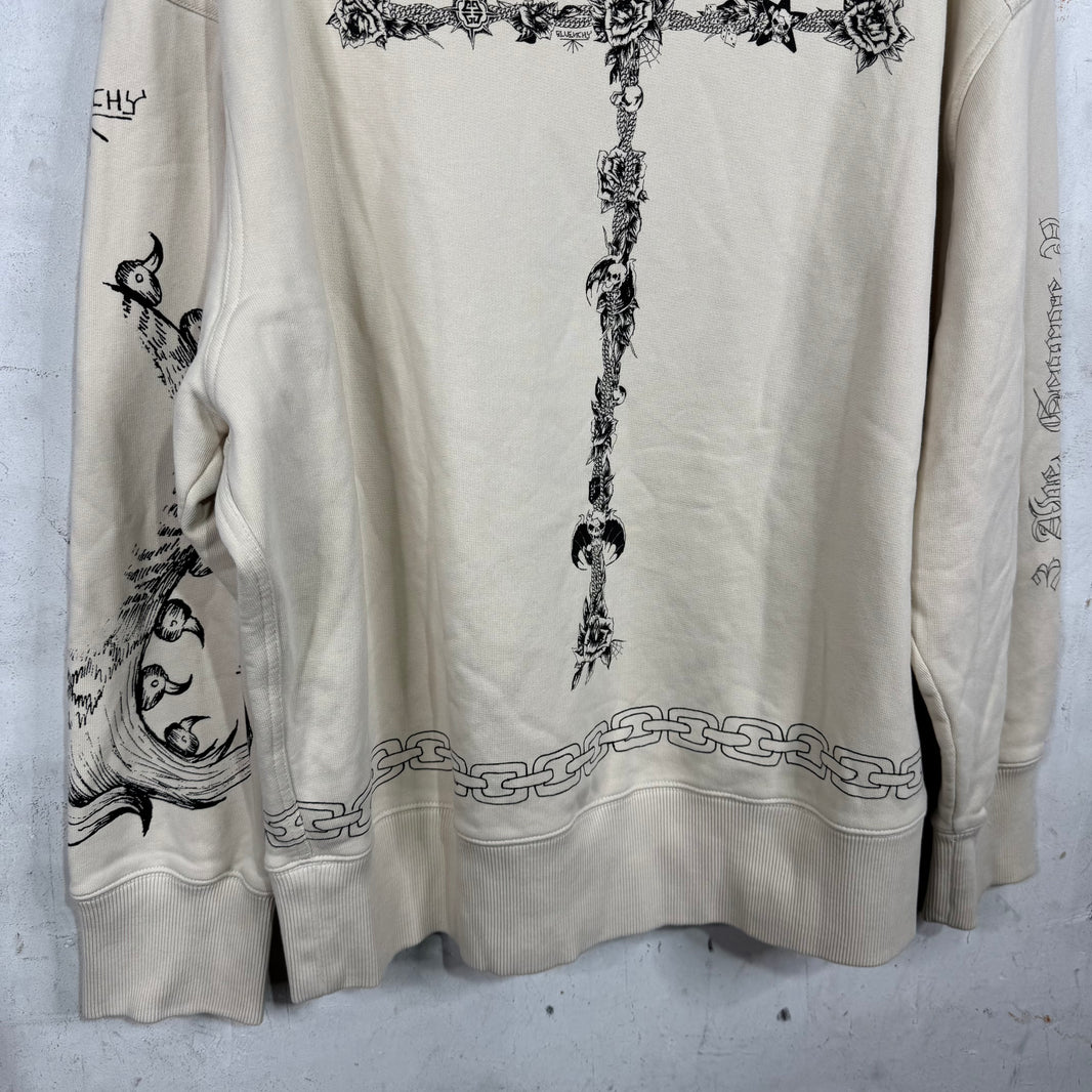 Givenchy Tattoo Graphic Hoodie